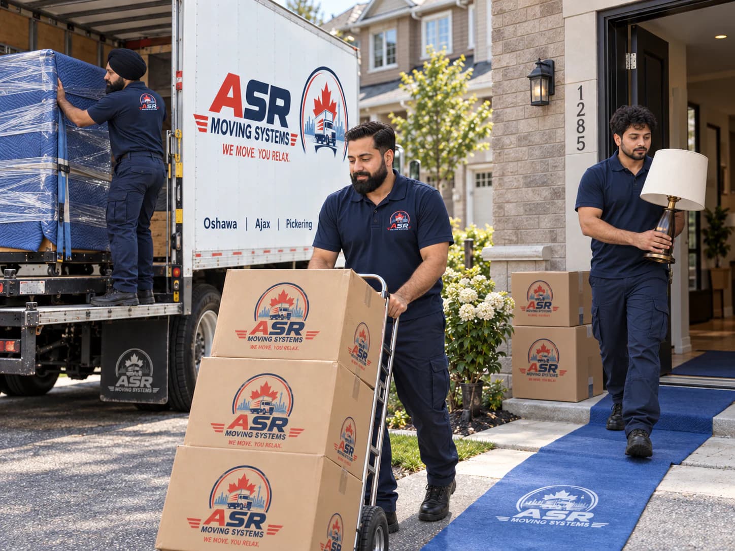 ASR Moving Systems team serving Oshawa